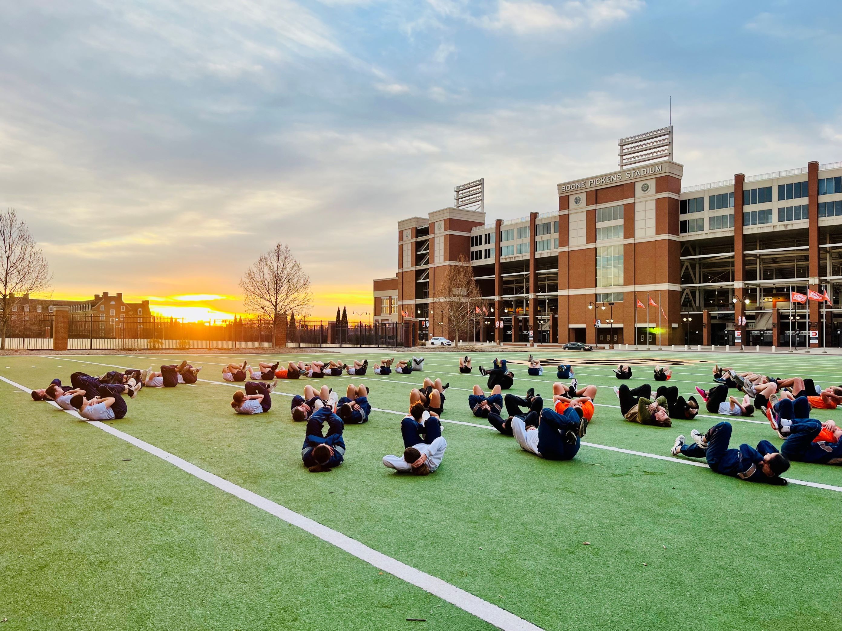 Cadet PT at Sherman Field