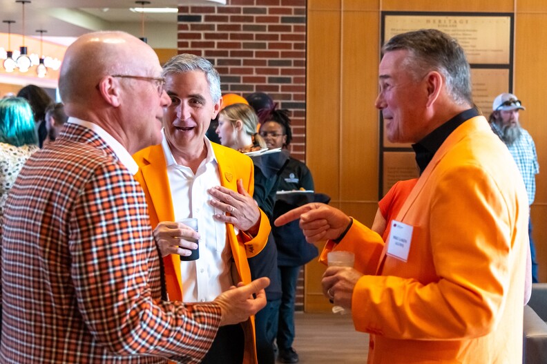 John Brett, Barrett Cieutat and Mike Gaskins visiting John Brett, Barrett Cieutat and Mike Gaskins visiting.