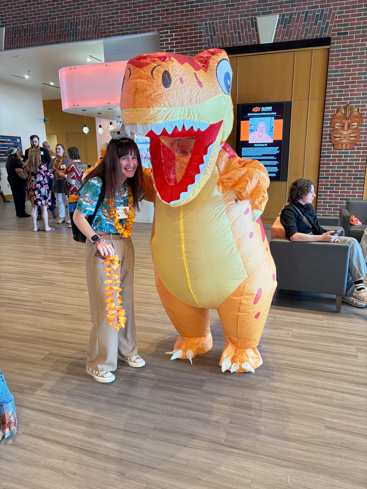 Lauren Haygood and Sabrina Beckmann aka T-Rex having a blast together. Lauren Haygood and Sabrina Beckmann aka T-Rex having a blast together.