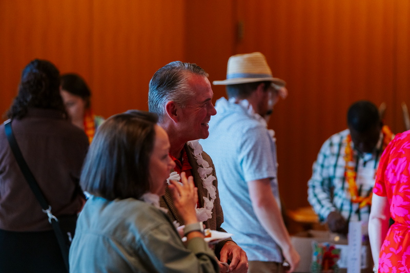 Mike and Susan Gaskins watching the festities. Mike and Susan Gaskins watching the festities.