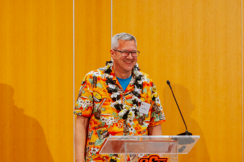 Dr. Todd Halihan enjoying the banquet. Dr. Todd Halihan enjoying the banquet.