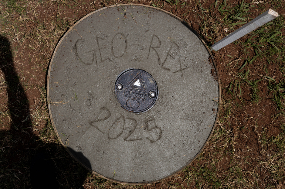 Picture of the GEO-Rex 2025 Well that campers got to help dig. Picture of the GEO-Rex 2025 Well that campers got to help dig.