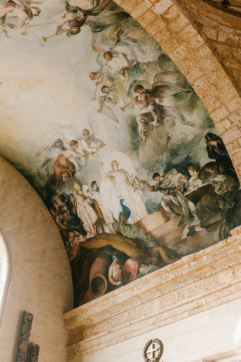 ceiling mural