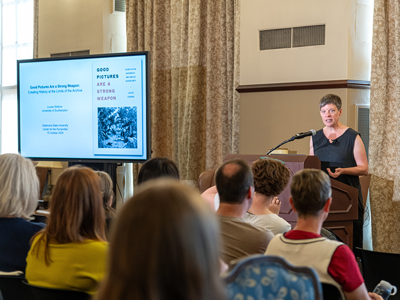 Louise Siddons presenting