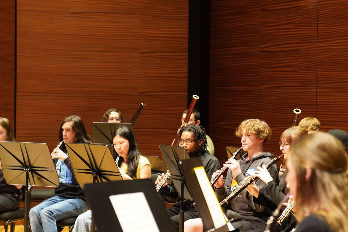 large ensemble rehearsal
