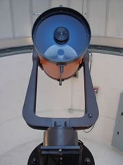 14-inch telescope front view