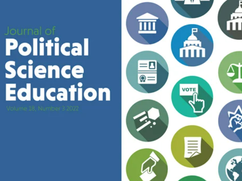 Magazine cover for the Journal of Political Science Education