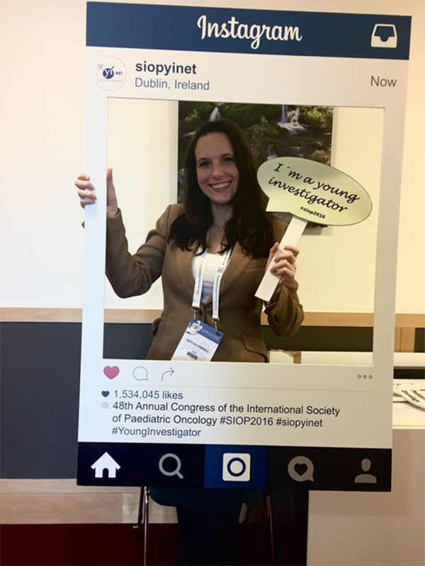 Instagraming at the International Society of Paediatric Oncology Conference