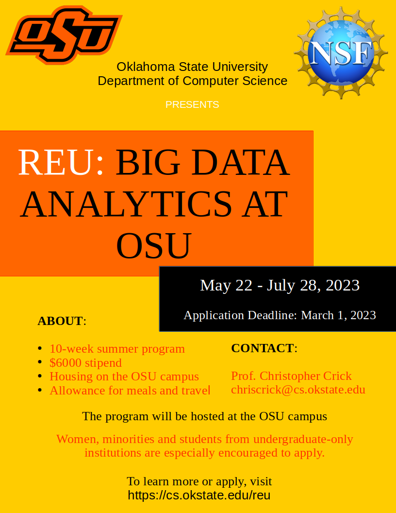 REU advertisement